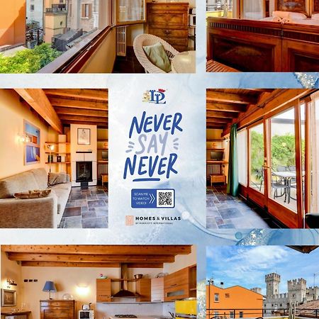 Desenzanoloft Official Partner Marriott Homes & Villas -Penthouse Never Say Never Sirmione Castle View Ngoại thất bức ảnh