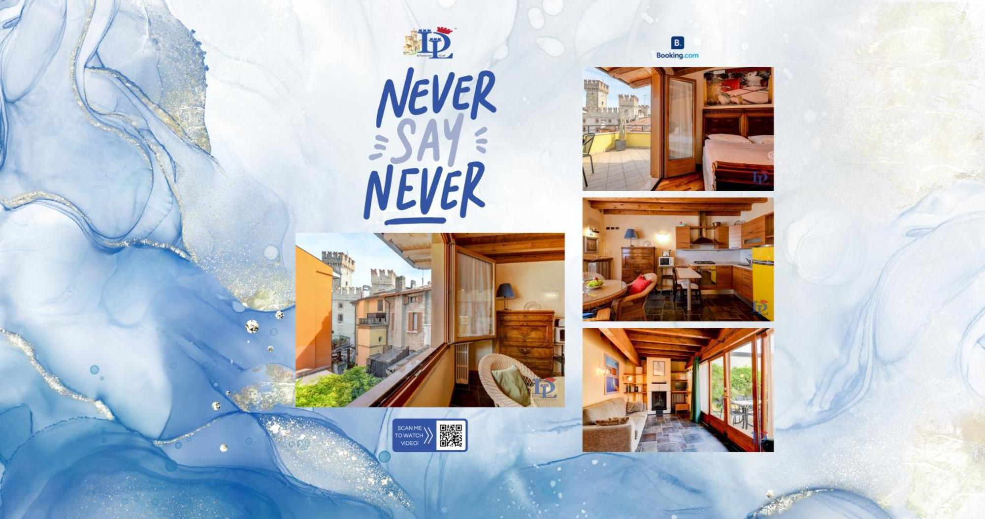 Desenzanoloft Official Partner Marriott Homes & Villas -Penthouse Never Say Never Sirmione Castle View Ngoại thất bức ảnh